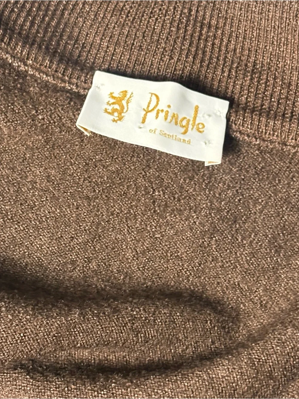 Pringle of Scotland Men's Fine Knit Zip-Up Sweater (missing tags)